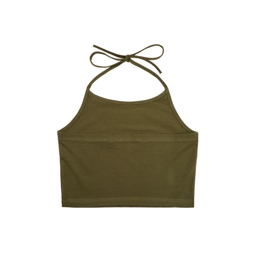 Brandit - Neckholder Sleeveless top - Olive green